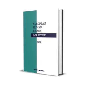 Jonathan Cooper OBE's European Human Rights Law Review