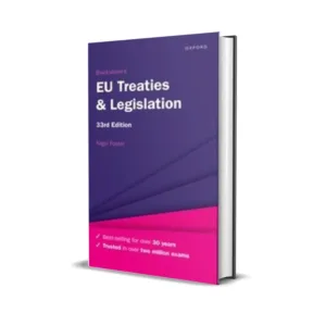 Blackstone's EU Treaties & Legislation