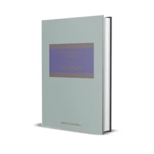 Patricia Londono & David Eady's Arlidge, Eady and Smith on Contempt