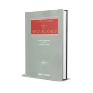 Christopher Walton & Roger Cooper, Stephen Todd, Daniel'S Charlesworth & Percy on Negligence