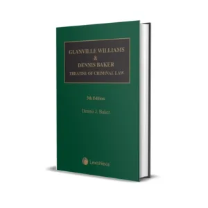 Dennis J. Baker's Glanville Williams & Dennis Baker Treatise of Criminal Law (In 2 Volumes)