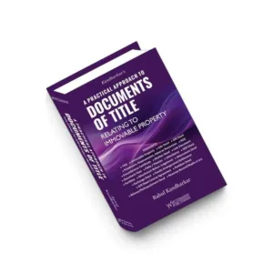 Kandharkar’s A Practical Approach to Documents of Title Relating to Immovable Property