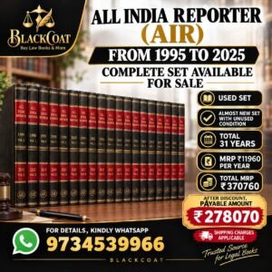 All India Reporter (AIR) Unbound Complete New Set From 1995 to 2025 in 367 Volumes