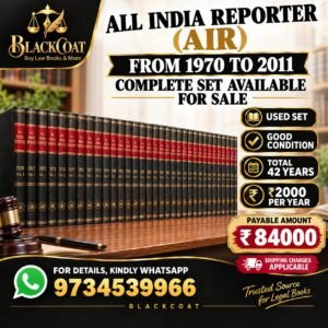 All India Reporter (AIR) Complete Used Set From 1970 to 2011 in 369 Volumes With Good Binding