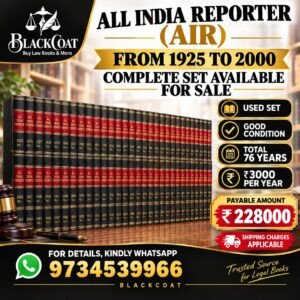 All India Reporter (AIR) Complete Used Set From 1925 to 2000 in 613 Volumes With Good Binding