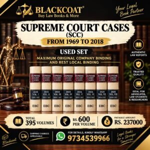Supreme Court Cases (SCC) Used Set From 1969 to 2018 in 395 Volumes With Good Binding
