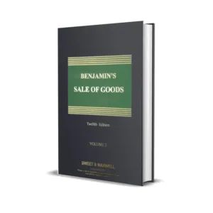 Benjamin's Sale of Goods (In 2 Volumes)